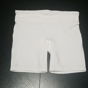 White UNDER ARMOUR Bike Shorts